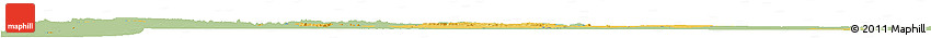 Savanna Style Horizon Map of Sangli, single color outside
