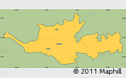 Savanna Style Simple Map of Sangli, cropped outside