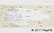 Classic Style Panoramic Map of Satara