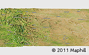 Satellite Panoramic Map of Satara