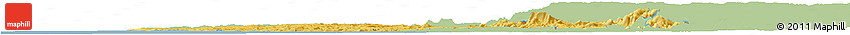 Savanna Style Horizon Map of Sindhudurg, single color outside