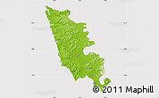 Physical Map of Sindhudurg, cropped outside