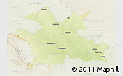 Physical 3D Map of Solapur, lighten