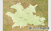 Physical 3D Map of Solapur, satellite outside