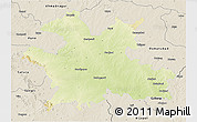 Physical 3D Map of Solapur, shaded relief outside