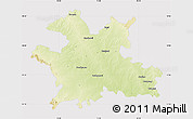 Physical Map of Solapur, cropped outside