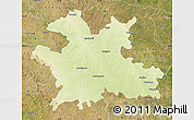 Physical Map of Solapur, satellite outside