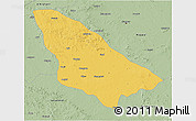 Savanna Style 3D Map of Wardha