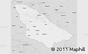 Silver Style 3D Map of Wardha