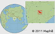 Savanna Style Location Map of Wardha