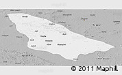 Gray Panoramic Map of Wardha