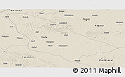 Shaded Relief Panoramic Map of Wardha