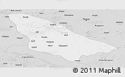 Silver Style Panoramic Map of Wardha