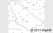 Blank Simple Map of Wardha