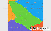 Political Simple Map of Wardha