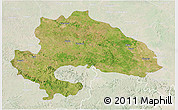 Satellite 3D Map of Yavatmal, lighten