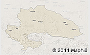 Shaded Relief 3D Map of Yavatmal, lighten