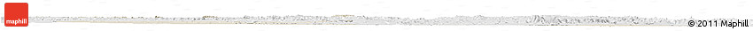 Shaded Relief Horizon Map of Yavatmal, lighten, desaturated