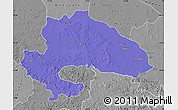 Political Map of Yavatmal, desaturated