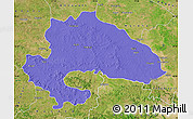 Political Map of Yavatmal, satellite outside