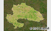 Satellite Map of Yavatmal, darken