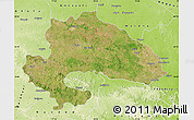 Satellite Map of Yavatmal, physical outside