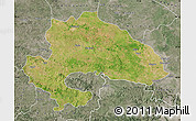 Satellite Map of Yavatmal, semi-desaturated