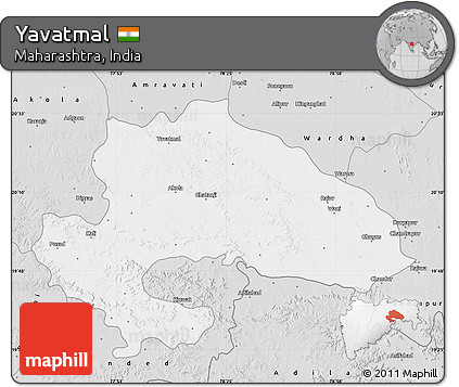 Silver Style Map of Yavatmal