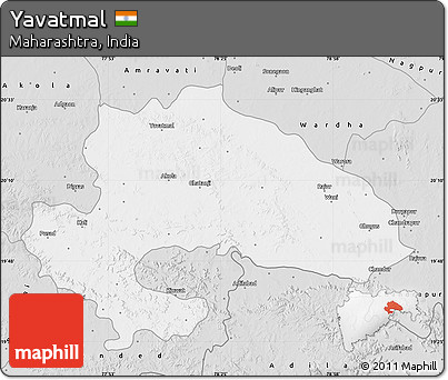 Silver Style Map of Yavatmal