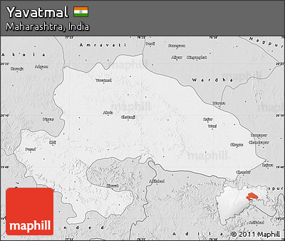 Silver Style Map of Yavatmal