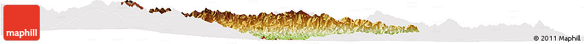 Physical Horizon Map of Chandel, cropped outside