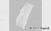 Gray Map of Chandel, single color outside