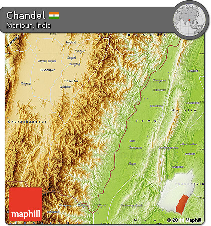 Physical Map of Chandel