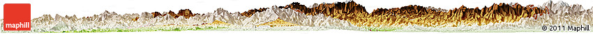 Physical Horizon Map of Manipur, lighten Physical Horizon Map of Manipur, lighten
