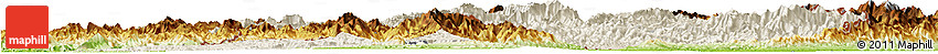 Shaded Relief Horizon Map of Manipur, physical outside Shaded Relief Horizon Map of Manipur, physical outside