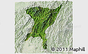 Satellite 3D Map of Senapati, lighten