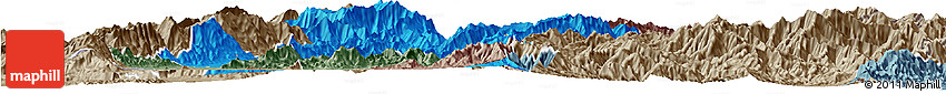 Political Horizon Map of Senapati, semi-desaturated