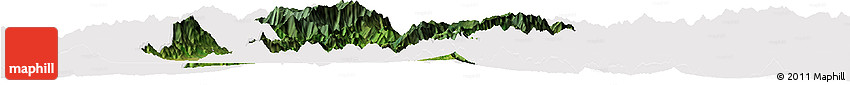 Satellite Horizon Map of Senapati, cropped outside