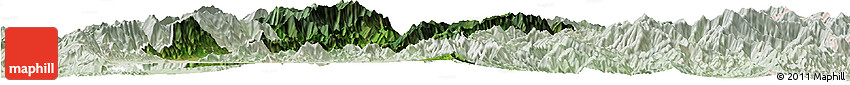Satellite Horizon Map of Senapati, lighten