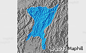Political Map of Senapati, desaturated