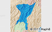 Political Map of Senapati, lighten