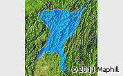 Political Map of Senapati, satellite outside