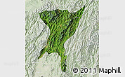 Satellite Map of Senapati, lighten