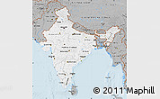 Gray Map of India