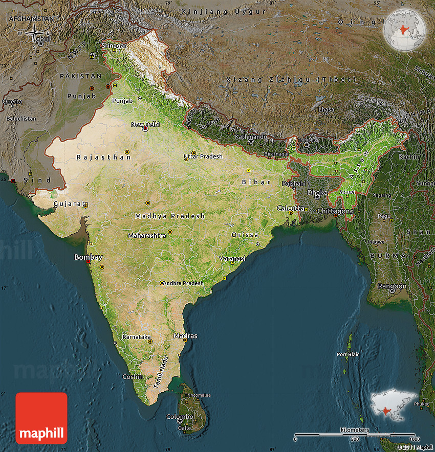 India Map Hd Setalyt