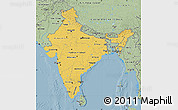 Savanna Style Map of India