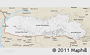 Classic Style 3D Map of Meghalaya