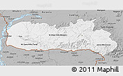 Gray 3D Map of Meghalaya