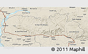 Shaded Relief 3D Map of Meghalaya