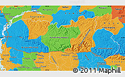 Political Map of Meghalaya